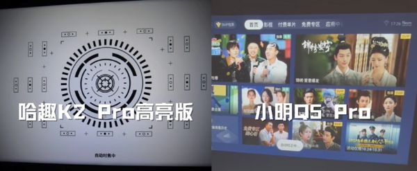 2Pro 高亮版对比小明Q5 Pro！尊龙凯时链接千元投影仪的较量：哈趣 K(图4)